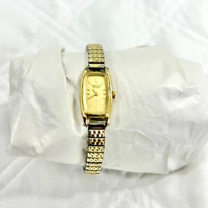Vintage Seiko Gold-Plated Quartz Watch Womens 2E20-6300 Japan Quartz Movement - Picture 1 of 4