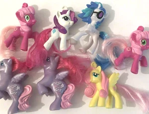 7 MLP McDonalds Prizes Keychains DJ Rarity Starsong Fluttershy 3" My Little Pony - Picture 1 of 12