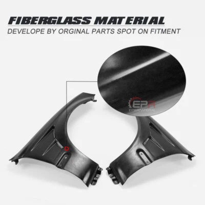 Kit de carrocería guardabarros guardabarros delantero estilo VEN FRP sin pintar para 96-98 Honda EK Civic Foto 1 de 4