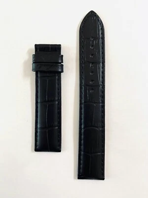 Correa de reloj de cuero negra original Tissot PRC-200 19 mm T055430A / T014430A  Foto 1 de 2