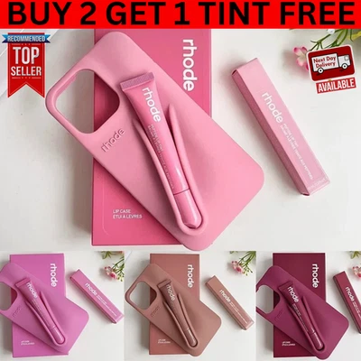Rhode Lip Tint Phone Cases WITH Lipgloss Set IPhone 17 16 15 14 13 12 11 Pro Max