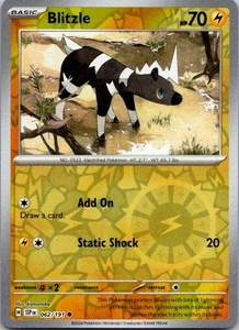 Blitzle 062/191 Reverse Holo Common SV08: Surging Sparks NM - Picture 1 of 2