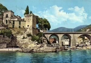 08536 Cartolina Zoagli (GE) Vista dal mare - Imagen 1 de 2