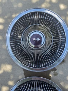 1968-74 Chevy Flat Top Not Corvette Wheel Covers. 15" Set Of 4. - Picture 1 of 6