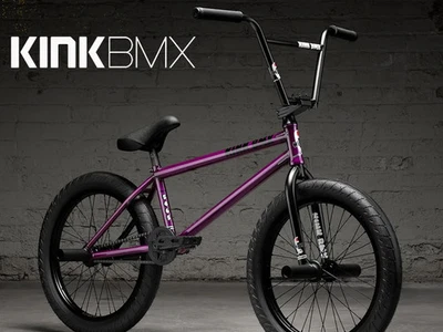 BICICLETA BMX COMPLETA KINK WILLIAMS 2026 - TUBO SUPERIOR 21" - PÚRPURA TRANSLÚCIDO - NUEVA Foto 1 de 3