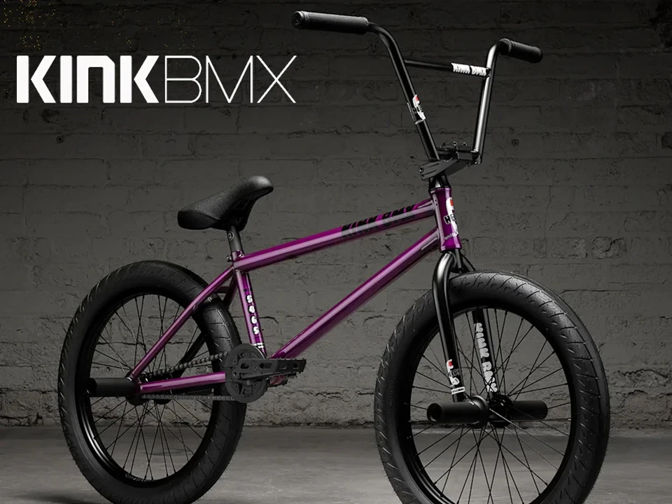2026 KINK WILLIAMS ПОЛНЫЙ BMX ВЕЛОСИПЕД - 21 "ВЕРХНЯЯ ТРУБА - ПОЛУПРОЗРАЧНЫЙ ФИОЛЕТОВЫЙ - НОВЫЙ - Изображение 1 из 3