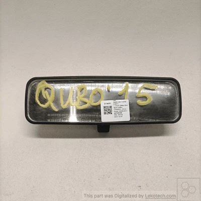 735619657 Interior Rear View Mirror Fiat Fiorino (3N) 1.3 MJT (70Kw) Frg 3-4p/d/1248cc - Image 1 of 4