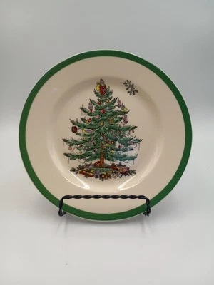 SPODE CHRISTMAS TREE  Dessert Salad Plate 7 3/4" New / England - Image 1 of 4