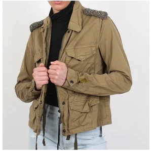 NEW Diesel Jacket in Military Green Size Small 100% Cotton - Picture 1 of 12