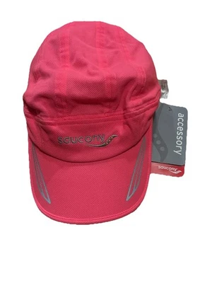 Gorra Saucony Vizi Pro Rosa Unisex Gorra para Correr Ajustable O/S Ligera Nueva con Etiquetas Foto 1 de 4