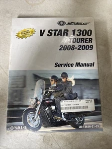 2008-2009 YAMAHA V STAR 1300 TOURER OEM SERVICE MANUAL BOOK - Picture 1 of 1