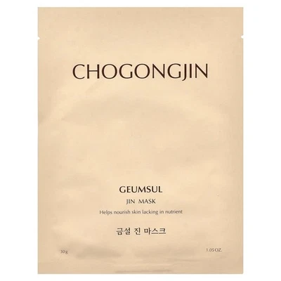 Máscara de belleza Chogongjin Geumsul Jin, 1 hoja, 1,05 oz (30 g) Foto 1 de 2