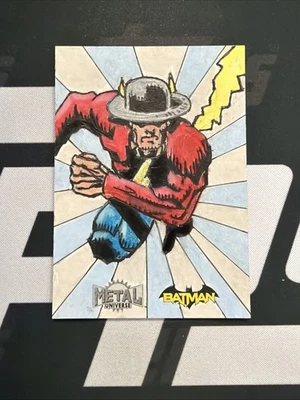 2025 Skybox Metal Universe Batman Flash Sketch 1/1 Steve Richey - Image 1 of 4
