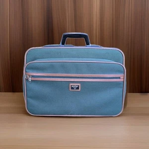Vintage Antler Suitcase Green Lockable Breifcase Style - Picture 1 of 8