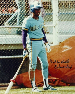 Foto firmada por Marshall Edwards de los Cerveceros de Milwaukee #3 AUTO 1982 Serie Mundial - Imagen 1 de 1