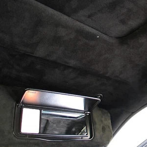 Style Black Headlining Durable Spandex Suede Fabric Car Headliner 98''x60'' 3mm - Picture 1 of 18