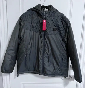 New Balance Men’s Padded Wind & Water Resistant Hooded Jacket - Size L -MRSP$200 - Picture 1 of 8