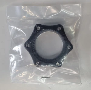 Shimano Centre lock Disc Hub to 6 bolt Disc adaptor Black New in packet bicycle - Picture 1 of 24