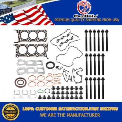 Juego de juntas de culata con pernos para Kia Cadenza 2014 2015 2016 2018 2019 3,3 L Foto 1 de 4