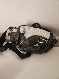 Outdoor Products Belt Waist Bag Fanny Pack w Bottle Holders Black Gray - Picture 1 of 16
