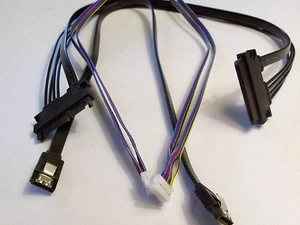 XBOX 360 CASE MODDING COMBO KIT DVD Drive SATA Hard Drive Extension Cables SLIM - Picture 1 of 4
