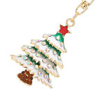 Alloy Christmas Tree Key Ring Exquisite Cute Pendant Keychain Bag Decor ROL