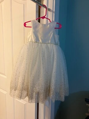 DAVIDS СВАДЕБНЫЙ; специальный случай цветок девочка платье; размер 2T; длина пола; слоновой кости. - Изображение 1 из 4