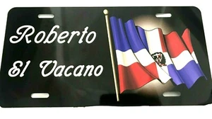 Dominican Republic Flag Personalized Custom License DR Vanity Plate Auto Car Tag - Picture 1 of 12