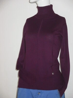 BIBA Damen Rollkragenpullover Gr.XS/S dunkellila NEUw - Bild 1 von 4