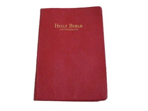 Holy Bible Concordance Red Letter Edition KJV Illustrations World Publishing Co - Imagen 1 de 21