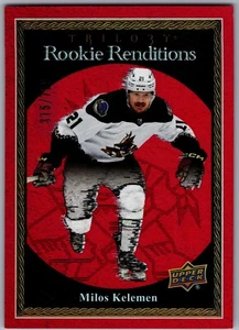 23-24 TRILOGY ROOKIE RENDITIONS RED - MILOS KELEMEN /799 #RR-31 ARIZONA COYOTES - Picture 1 of 2