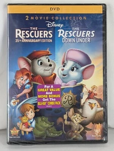 The Rescuers & The Rescuers Down Under Disney 2-Movie DVD Set NEW Sealed - Foto 1 di 7