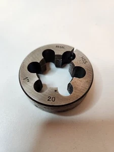 Regal-Beloit High Speed Steel 1" 20 Round DIE Tap HSS ITALY - Picture 1 of 2