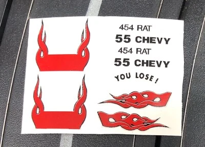 Calcomanías Aurora AFX 55 CHEVY 454 RAT Foto 1 de 4
