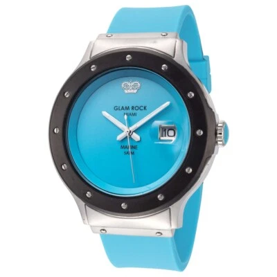 Colección Glam Rock MARINE Acero Inoxidable Azul Claro Foto 1 de 3