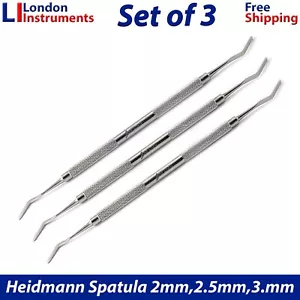 Heidmann Spatula 2mm, 2.5mm, 3mm Dental Composite Filling Instruments Set of 3 - Bild 1 von 7
