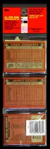 1986 Topps Baseball Rack Pack - GWYNN AS TOP; RIGHETTI, REUSS, A.L. SB LDRS BACK - Picture 1 of 1