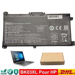 BK03XL Batterie pour HP Pavilion X360 HSTNN-LB7S HSTNN-UB7G TPN-W125 11,55 V FR - Afbeelding 1 van 9