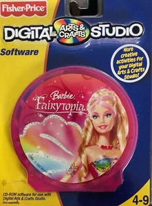NEW - Fisher-Price: Digital Arts & Crafts Studio Barbie Fairytopia CD Rom Craft - Foto 1 di 1