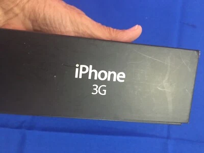 Apple iPhone 3G 8GB Black MB704LL W/ Box - Image 1 of 4