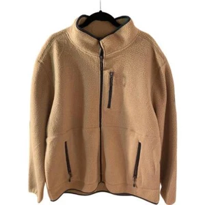 Free Country full zip fleece. Size XXL. Tan. Pockets. Cozy! - Picture 1 of 14