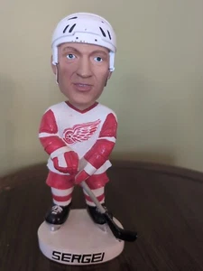 Vintage 2002 Sergei Federov Detroit Redwings Bobblehead NHL RARE! - Picture 1 of 8