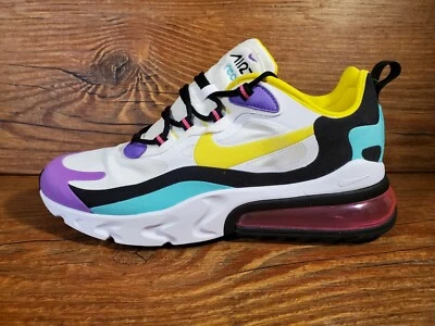 Nike Air Max 270 React Geometric Art Shoes AO4971-101 - Image 1 of 3