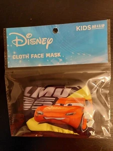 Máscara facial Cars Lightning Mcqueen autos reutilizables película niños 4+ - Imagen 1 de 1