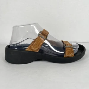 Tatami By Birkenstock Sandals Womens Size 7 Tan Snakeskin Print Strappy Shoes - Picture 1 of 9