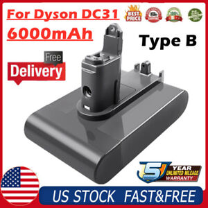 6000mAh Battery for Dyson DC31 Type B DC34 DC35 Animal DC44 DC45 Multi Floor Vac