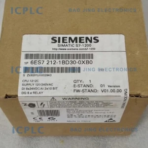 Siemens New Simatic S7-1200 6ES7 212-1BD30-0XB0 CPU1212C 6ES7212-1BD30-0XB0 - Picture 1 of 3