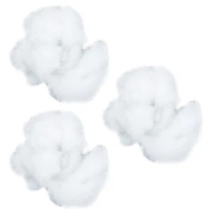 3 Bags Toy Filled Cottons Microfiber Pillow Filling Stuffing Bulk - Picture 1 of 6