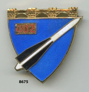 Insigne artillerie, 402 Rgt. d’Artillerie Antiaérienne , ( ARGENT ) - Imagen 1 de 1