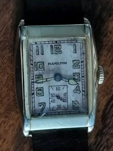 Men's 1930 Hamilton Gladstone 17 Jewel Wrist Watch - Picture 1 of 13